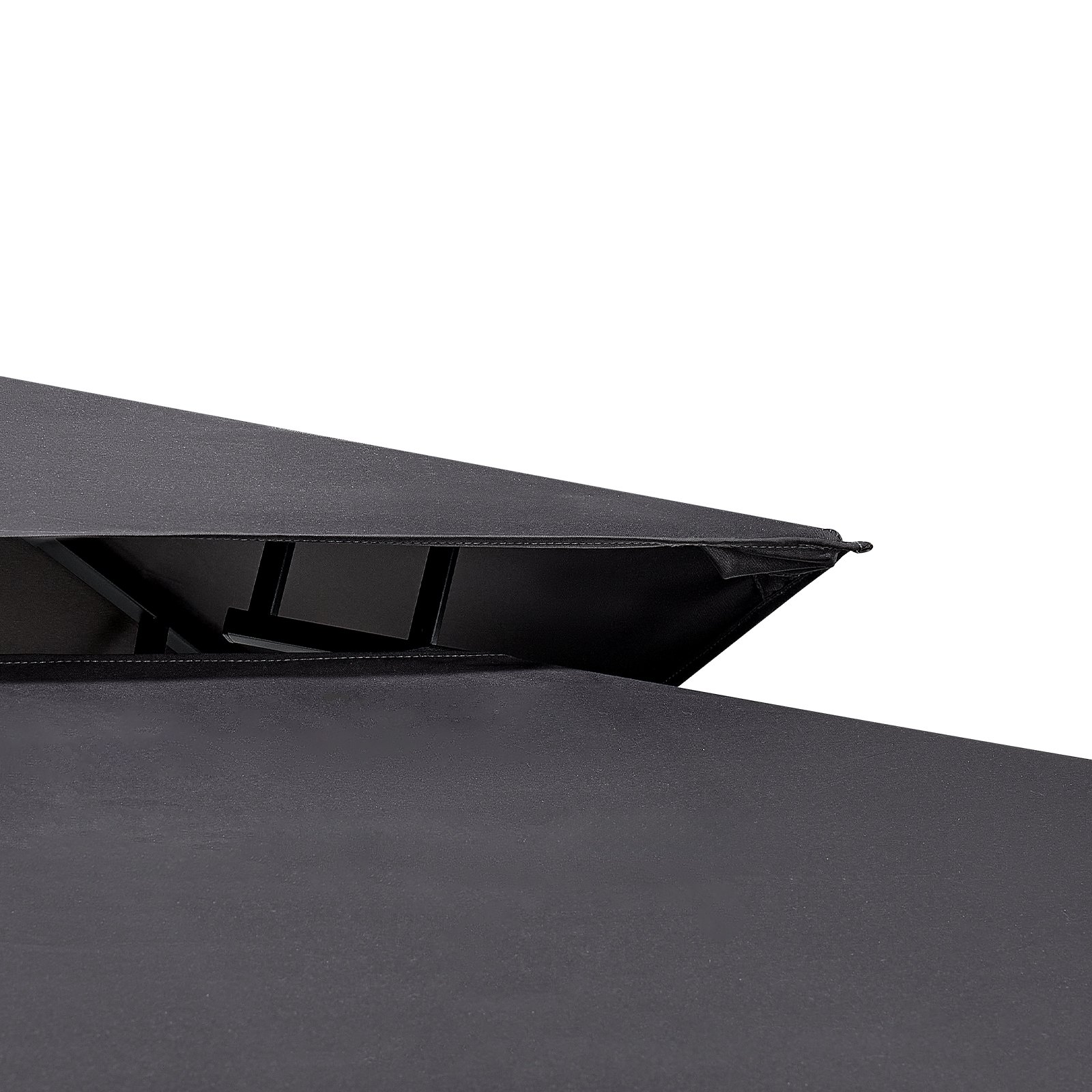 VEVOR Grillpavillon, 2430x1500x500 mm, Grillüberdachung für Außengrill, 2-stufige BBQ-Gazebo-Überdachung, Doppeldach Gartenpavillon 2–4 Personen, ideal für Terrasse, Hinterhof & Garten