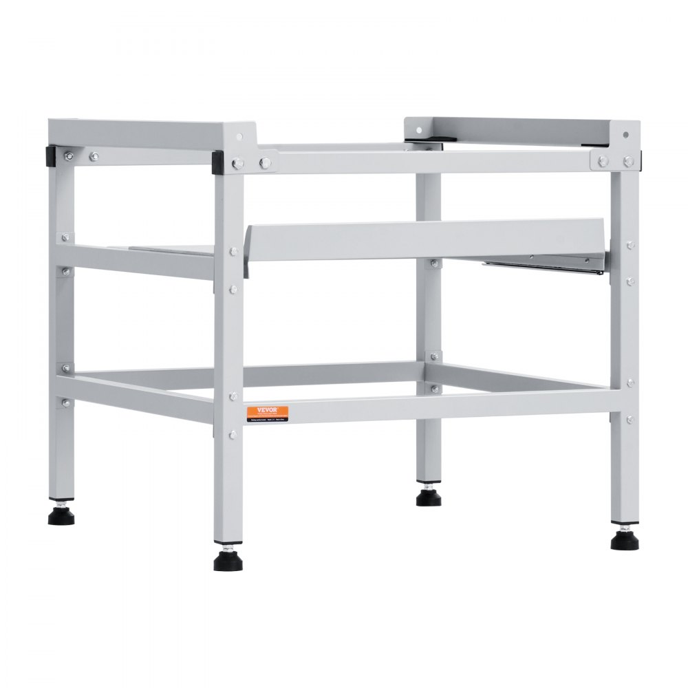 VEVOR Washing Machine Base, 640x635x615mm, Washing Machine Pedestal, 136kg Load Capacity, Washing Machine & Dryer Base with Shelf, 4 Adjustable Feet for Lifting Washing Machines, Carbon Steel