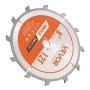 VEVOR Dado Blade Set, 203 mm Diameter, 12 Sharp Alloy Teeth, 15.875 mm Arbor, Fine Finish, Stacking Dado Blades with Chippers and Shims, Noise-Reducing Heat Vents, for Cutting Plywood, OSB, Hardwood