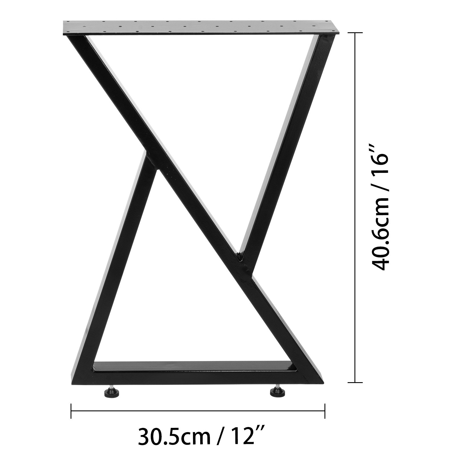 2x Tischgestell Gestell Tischbeine 40cm Höhe 300kg Ladekapazität Couchtische