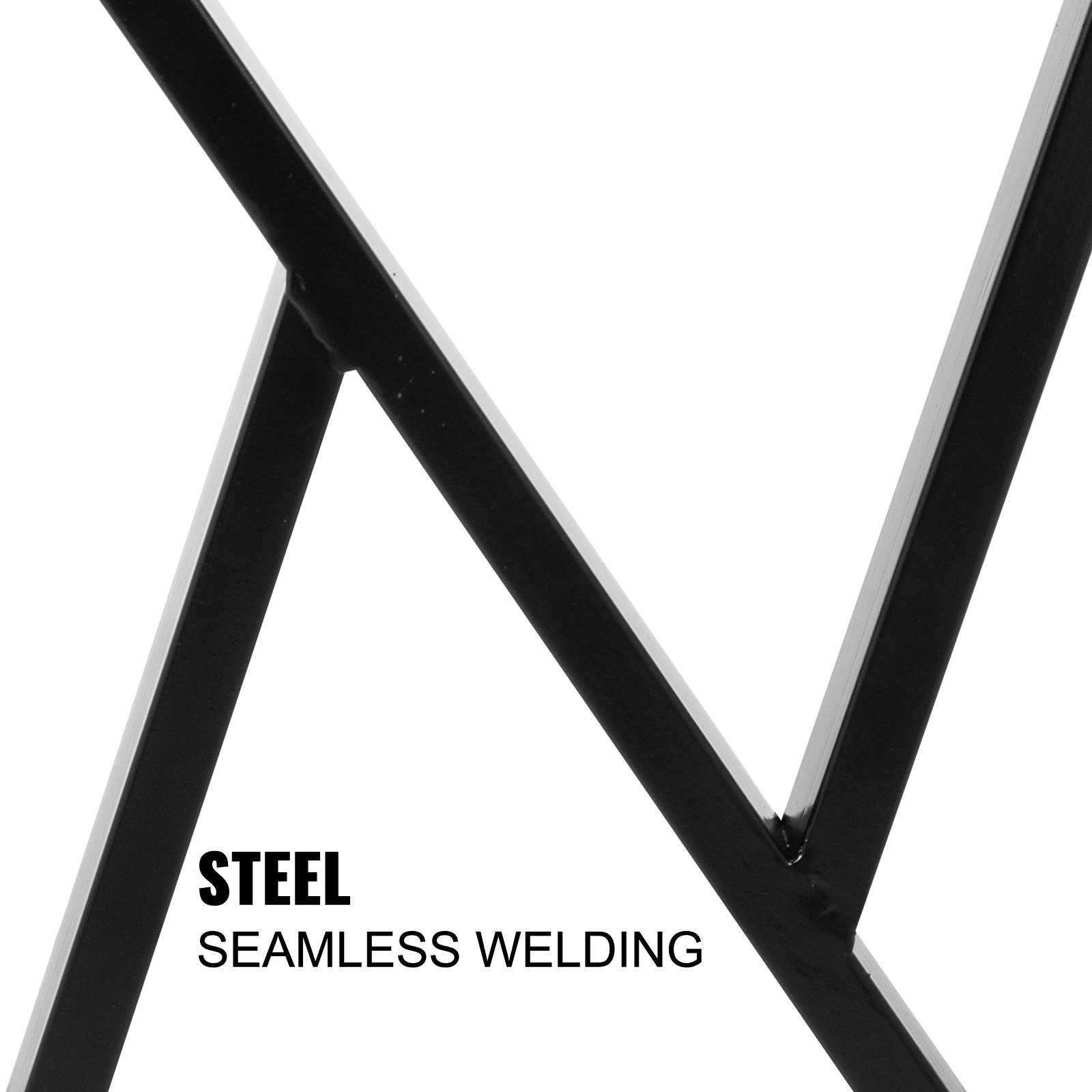 VEVOR Tischbeine Metall Tischgestell Schwarz X 40,6x45,7cm Tischfüße Metall Esstisch Kreuzgestell Tischkufen