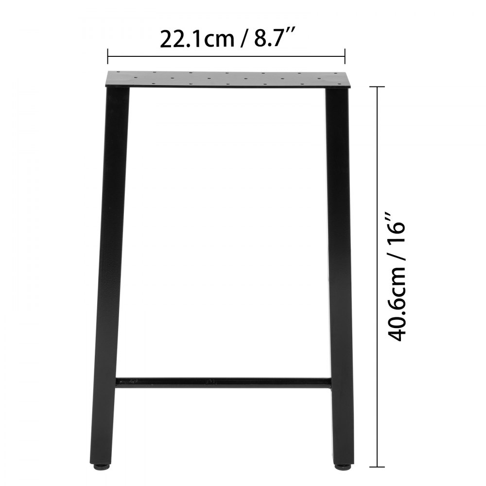 Tischbeine Aus Metall Esstischbeine 40cm Höhe Trapezform Schreibtischbeine 2stk