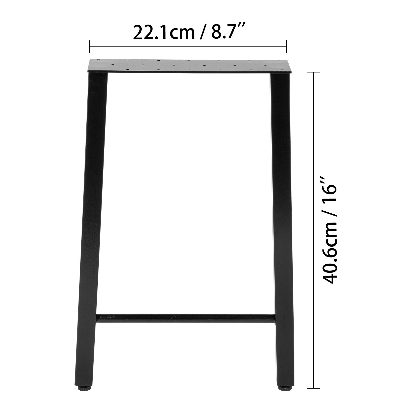 Tischbeine Aus Metall Esstischbeine 40cm Höhe Trapezform Schreibtischbeine 2stk