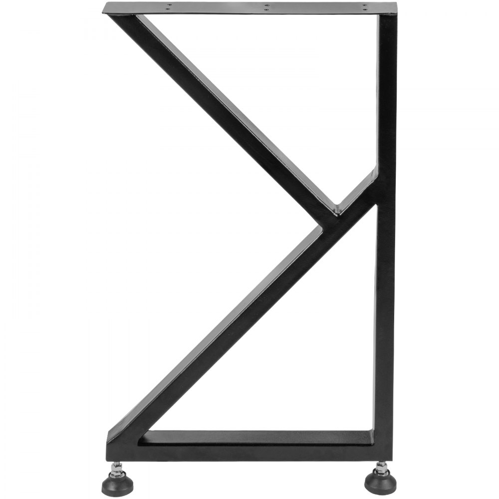 Vevor Tischuntergestell Tischbeine 2 Stk. K-form 45x8x71 Cm Eisen/stahl Schwarz