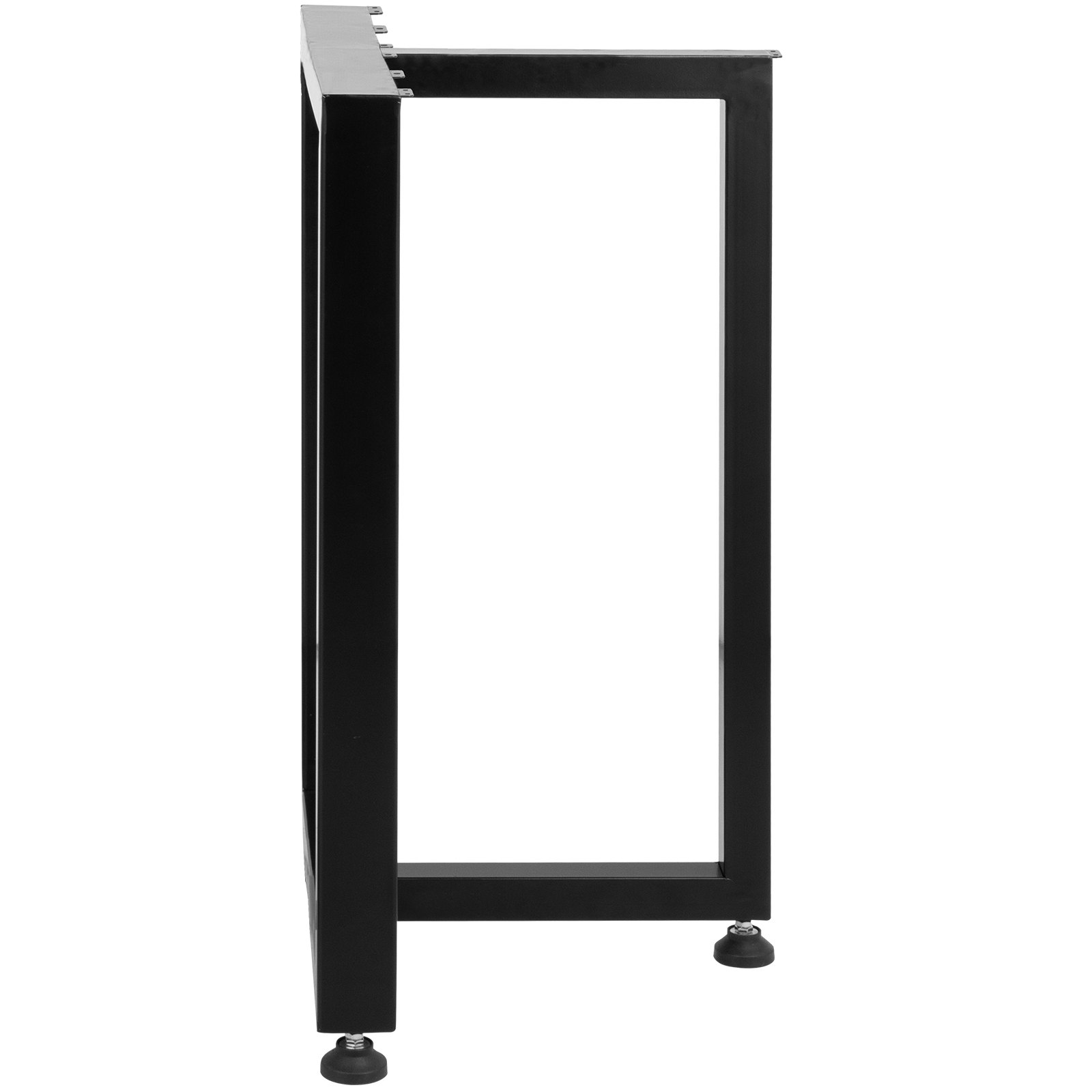 2x Tischgestell Gestell Tischbeine 72x46x38cm Schwarz Stahl Beistelltische