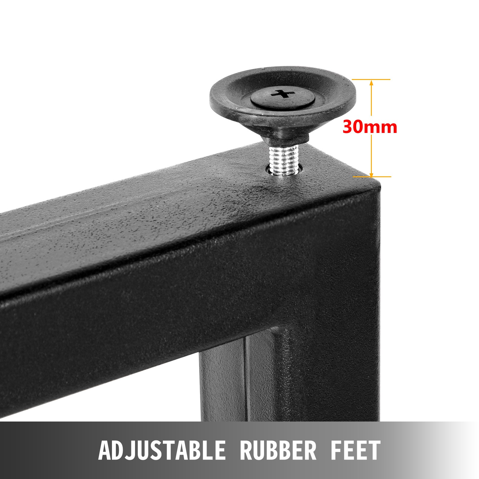 2x Tischgestell Gestell Tischbeine 72x46x38cm Schwarz Stahl Beistelltische