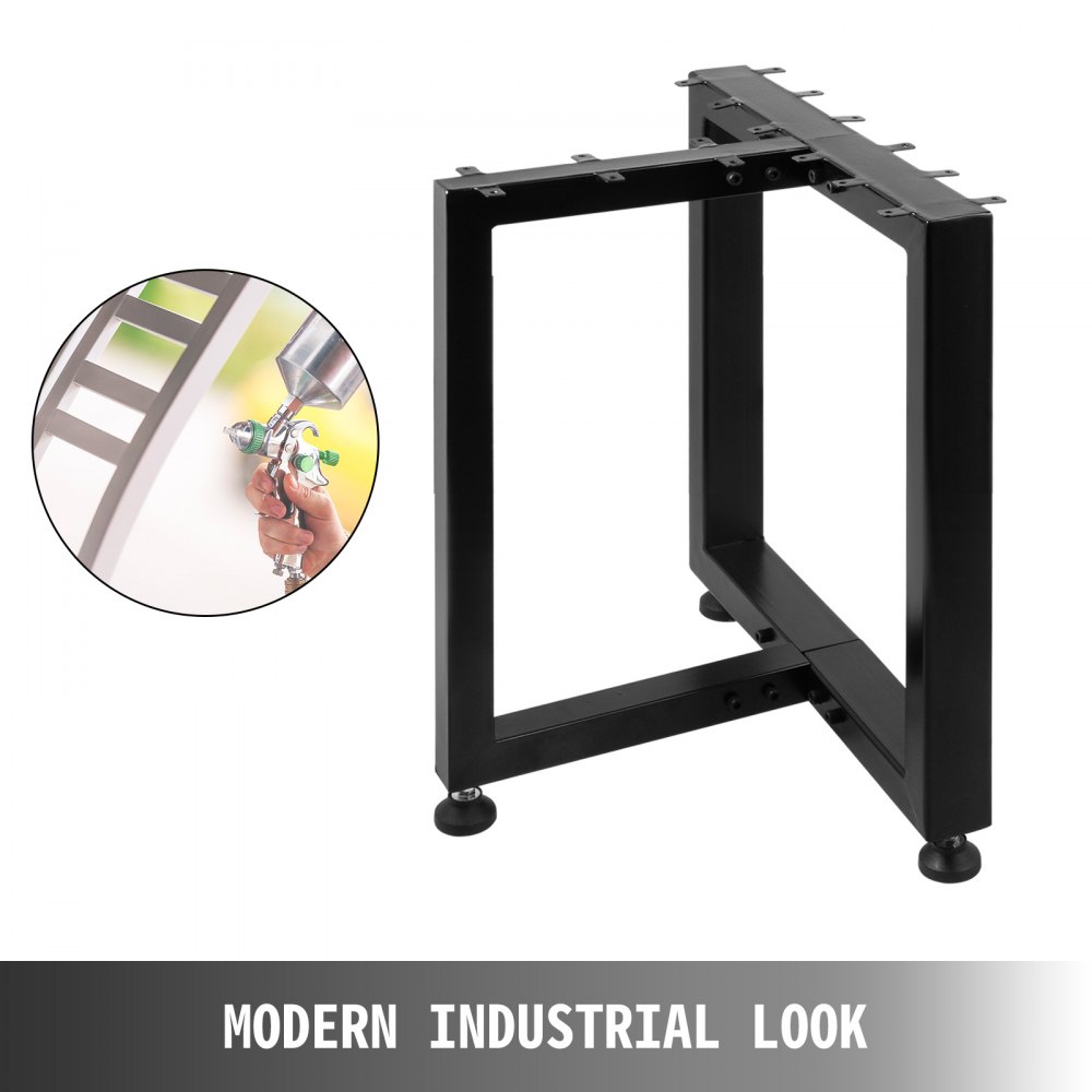 2x Tischgestell Gestell Tischbeine 72x72cm Industriedesign T-form Tv-schränke
