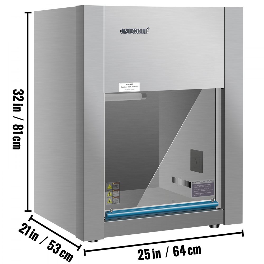 Vd650 Horizontale Laminar Flow Hood Luftstrom 0.25-0.45m/s Elektron Klasse 100