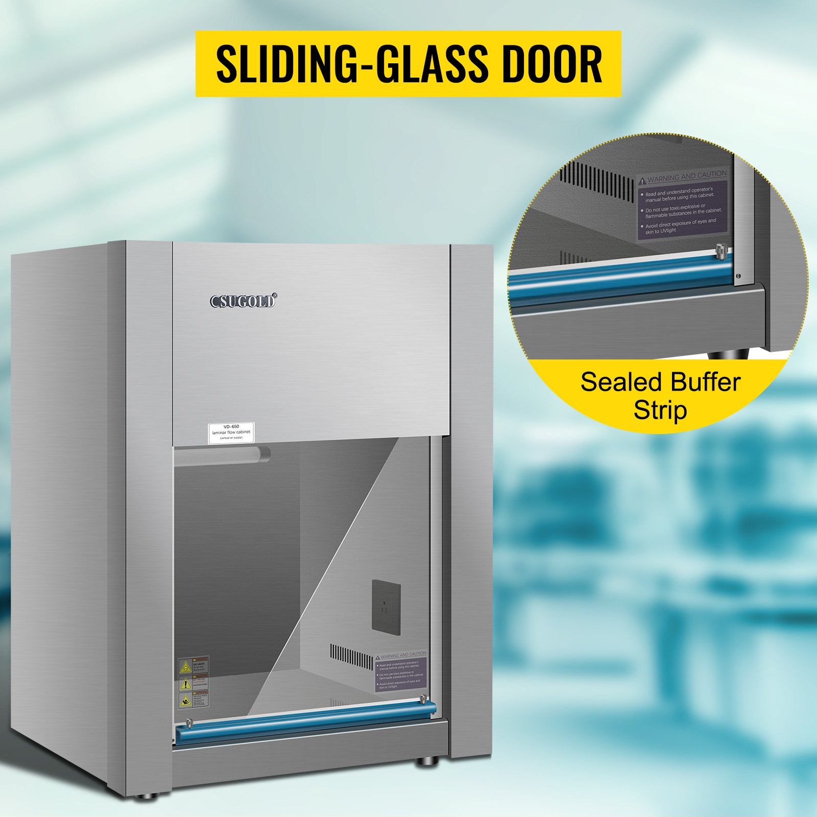 Vd650 Horizontale Laminar Flow Hood Luftstrom 0.25-0.45m/s Elektron Klasse 100