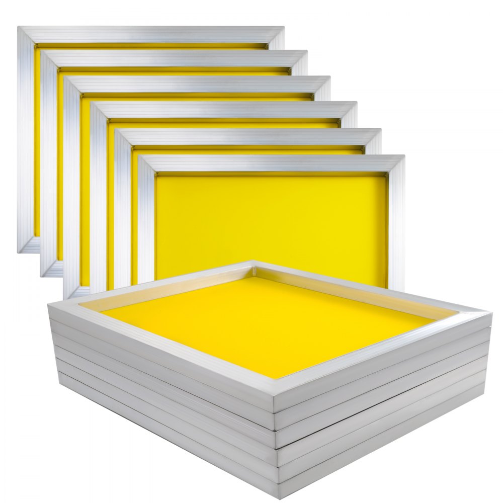 12 Stück Aluminium Siebdruck Bildschirme 50x60 Cm 230 Mesh Aluminiumrahmen Glas