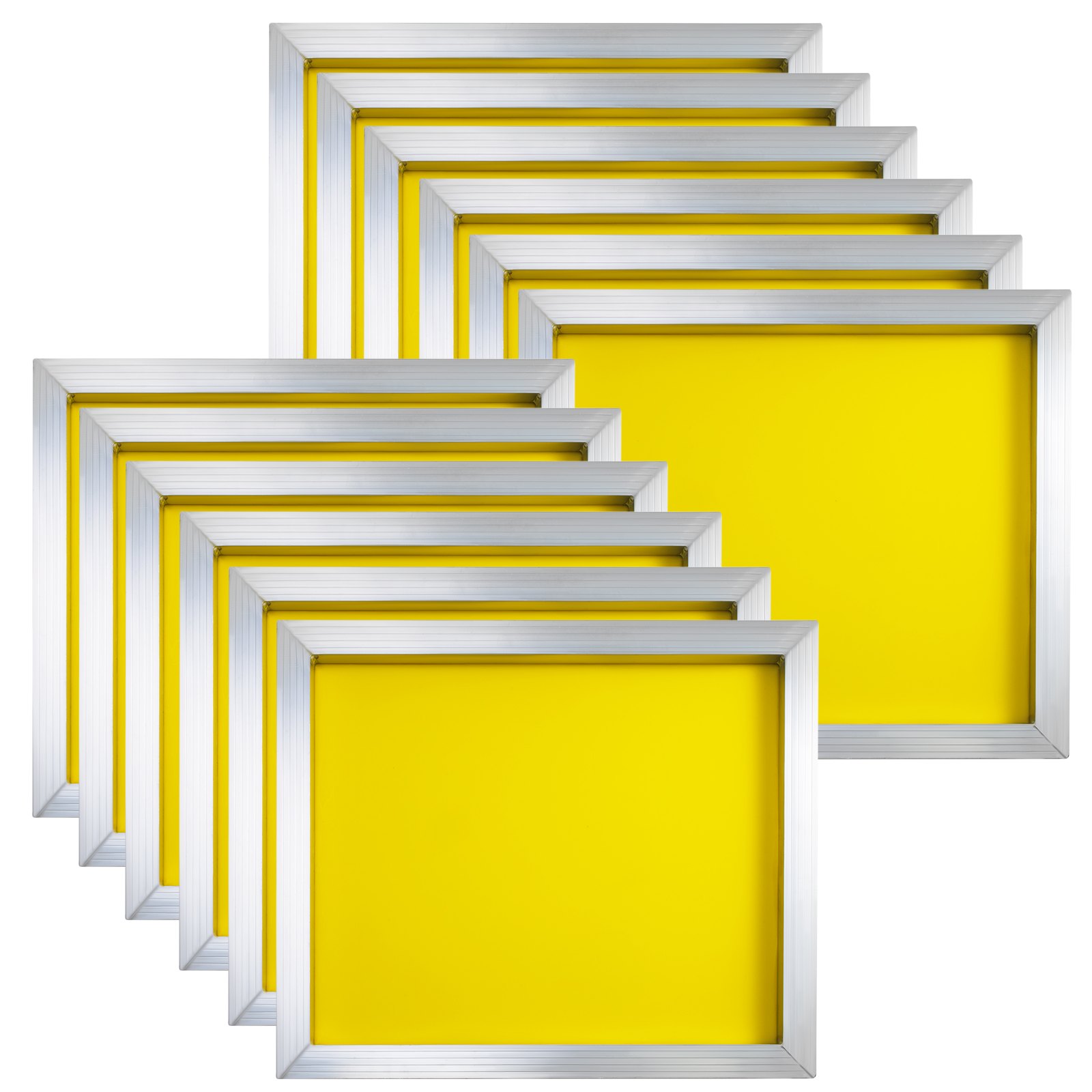 12 Stück Aluminium Siebdruck Bildschirme 50x60 Cm 230 Mesh Aluminiumrahmen Glas