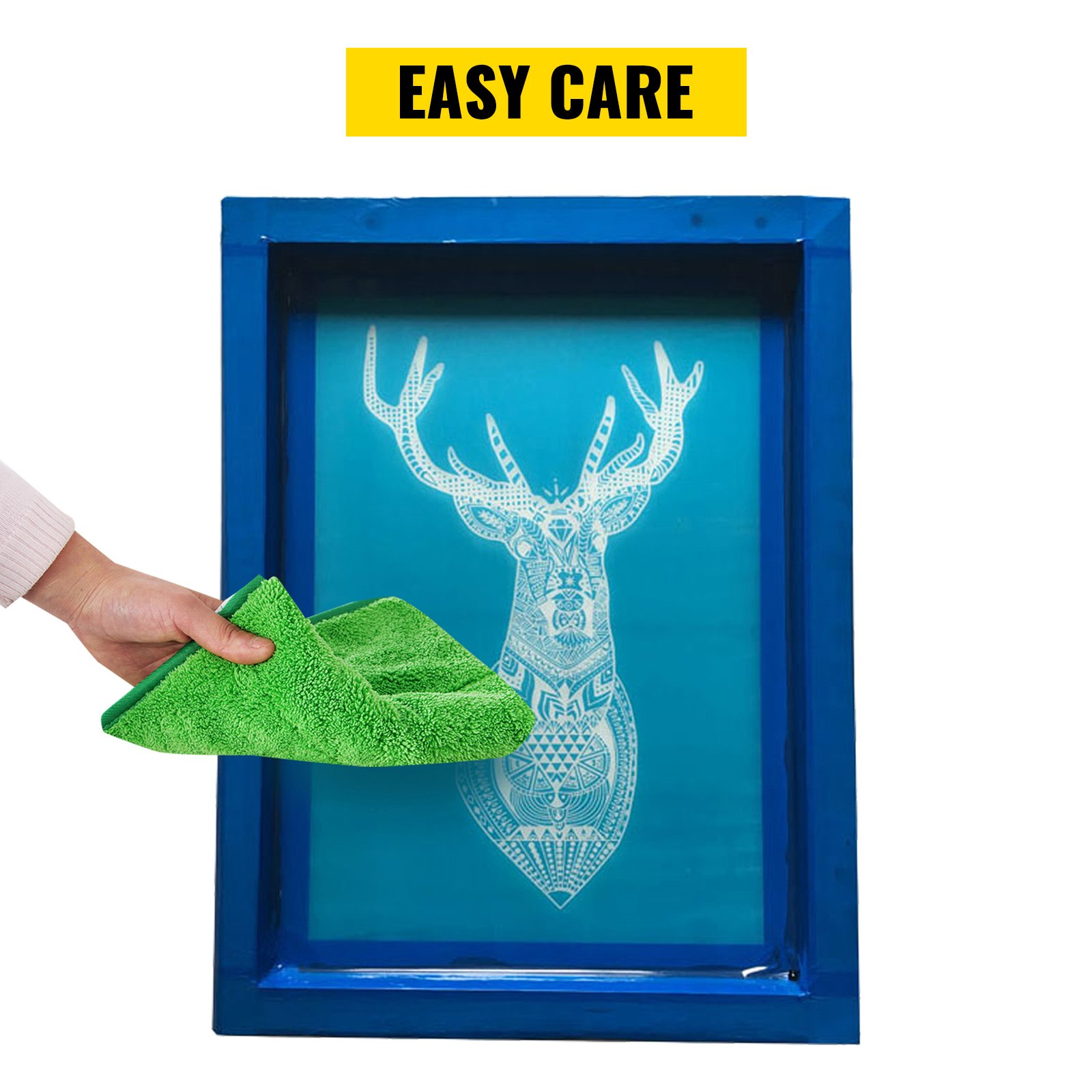 VEVOR Siebdruck Rahmen Sieb 6 Stücke 45x50cm Siebdruckrahmen Aluminium Nylon und Teflon Maschenmaterial Langlebig und Sicher Siebdruckset 160 Maschenzahl Siebrahmen Druckrahmen Siebdruck Textildruck