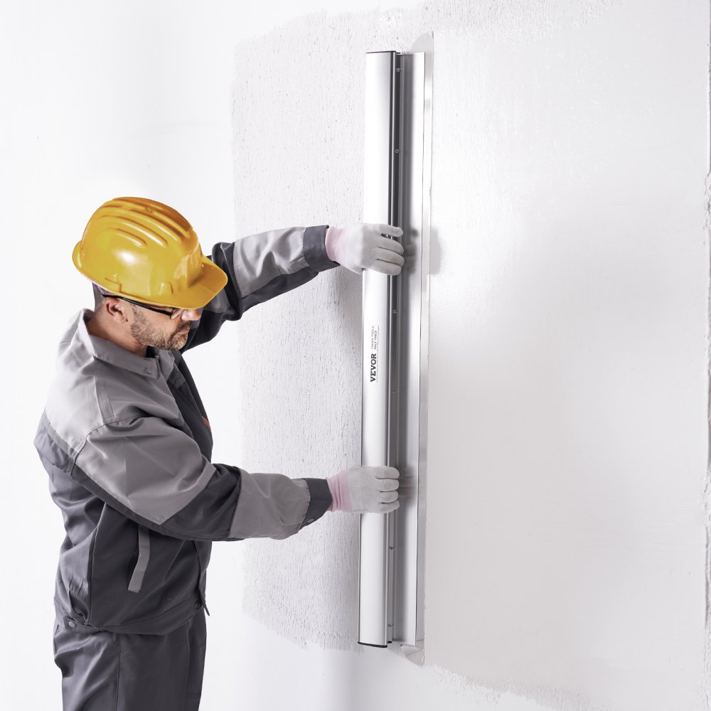 VEVOR Trockenbau-Spachtelklinge, 1219 mm Glättmesser, Klinge aus Edelstahl und Gehäuse aus Aluminiumlegierung, Ideal für Trockenbau, Wisch-/Trockenbaumesser, Gipskarton/Wandplatten/Gipskartonplatten