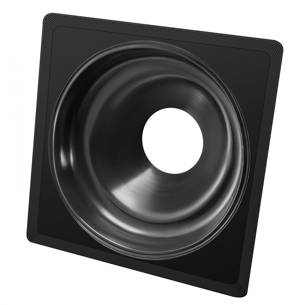 VEVOR 2er-Set Rohrmanschette, passend für Rohr-Außendurchmesser von 170 bis 355 mm, EDPM-Dachdurchführung, Dachabdichtungsflansch -55 bis 100℃, für Schornstein, Holzofen & Außenentlüftungsrohre