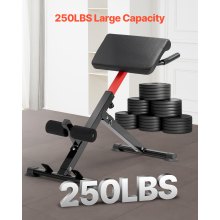 VEVOR Hyperextension Rückentrainer Rückenstrecker Faltbar Y Modell Fitness