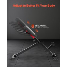 VEVOR Hyperextension Rückentrainer Rückenstrecker Faltbar Y Modell Fitness