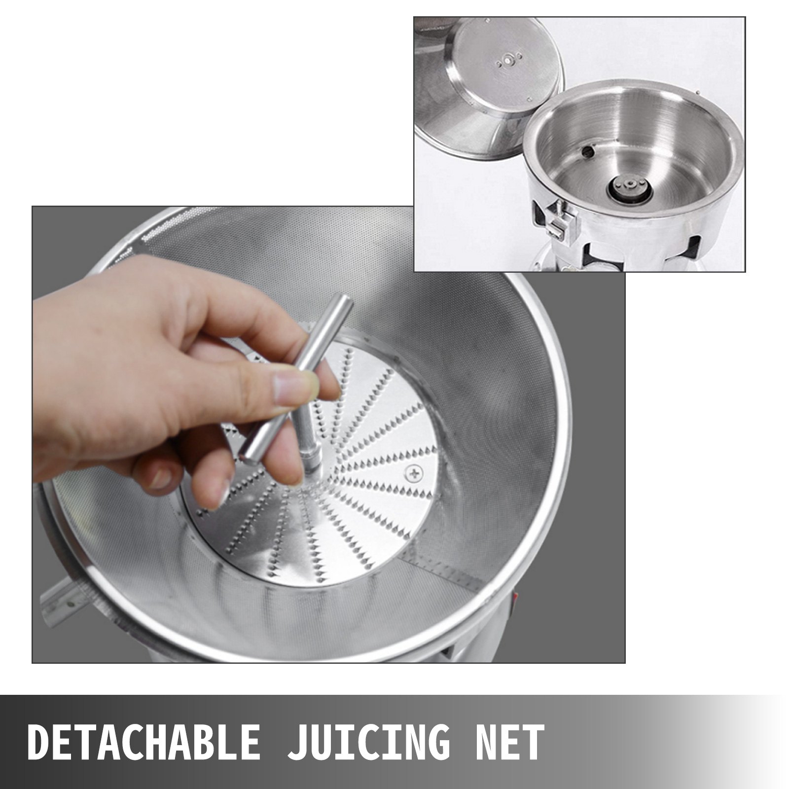 Entsafter Saftpresse Edelstahl Presse 5550w Frucht Juicer Obstpresse Elektrische