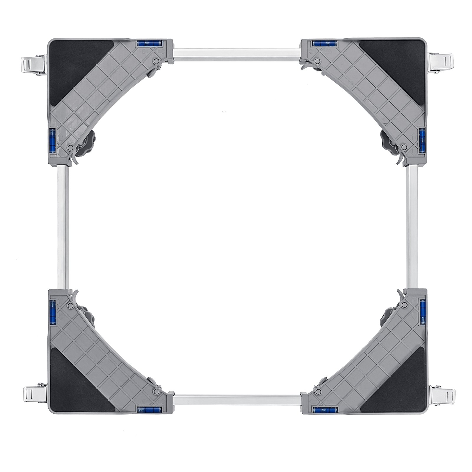 VEVOR Möbelwagen, Möbelwagen, 4 Räder, tragbare bewegliche Rollen, robust, ineinandergreifend, klein, flach, für schwere Möbel, 2 Stück, 40,6 x 27,9 cm, 227,8 kg Kapazität, schwarz