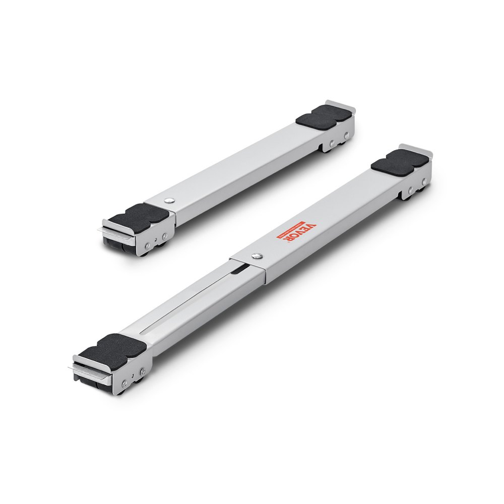 VEVOR Möbelwagen, Möbelwagen, 4 Räder, tragbare bewegliche Rollen, robust, ineinandergreifend, klein, flach, für schwere Möbel, 2 Stück, 40,6 x 27,9 cm, 227,8 kg Kapazität, schwarz