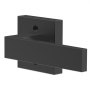 VEVOR 145 x 145 mm Dummy Türklinke Türbeschläge,1 Stück Schrankgriffe Dekorative Türgriffe, Türdrücker Geeignet für Türgriff der Badezimmertür Kleiderschrank, Schwarze Möbelgriffe Stilvoll Quadrat