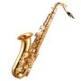 VEVOR Tenorsaxophon, B-Dur, Messingsaxophon-Anfängerset mit Tragetasche, Mundstück, Gurten, Reinigungstuch, Handschuhen, Umhängeband, 23-Tasten-Tenorsaxophon-Set, für Anfänger & Schüler, Gold
