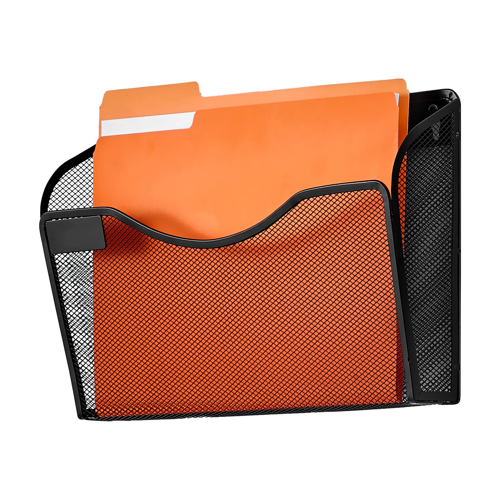 VEVOR 6 Pack Wand Zeitungshalter, Einzelfach wandmontierter Organizer Zeitungsständer aus Metall, Magazinhalter Prospekthalter für Zeitschriften Papier und Dokumente Aktenablage für Büro Schule