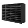 VEVOR Literature Organizer Document Tray with 36 Compartments & Adjustable Shelves, File Sorter Letter Tray Document Storage Made of Medium Density Fiberboard, Storage for Office Classroom Gray