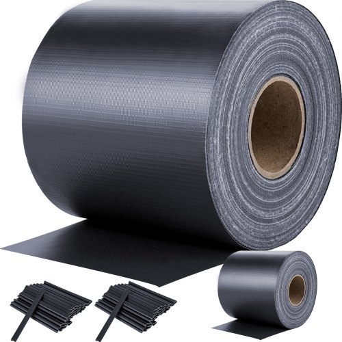 Vevor 2x70m Pvc Sichtschutz Streifen Doppelstabmatten Sichtschutzfolie Anthrazit