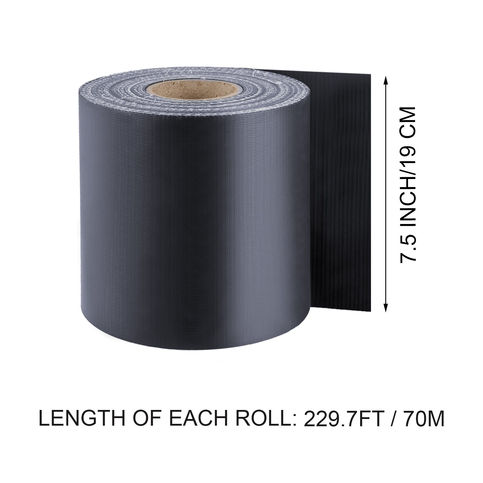 Vevor 3x70m Pvc Sichtschutz Streifen Doppelstabmatten Sichtschutzfolie Anthrazit