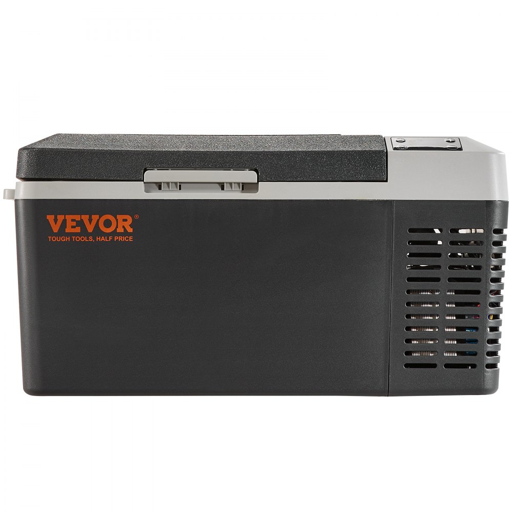VEVOR 20 L Kühlbox 12 / 24 V Tragbarer Kühlschrank, Elektrische Gefrierbox Klein Gefrierschrank -20 ~ 10 ℃, Elektrische Kompressor Kühlbox 580 x 330 x 310 mm für Auto, Camping, Lkw, Boot usw.