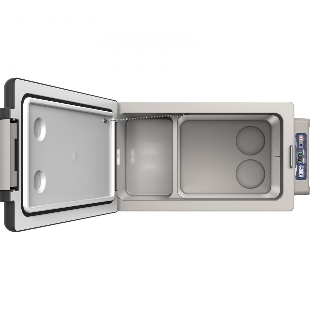 VEVOR Autokühlschrank, 12-Volt-Autokühlschrank, Tragbarer 32-Liter-Gefrierschrank mit zwei Zonen, einstellbarer Bereich von -4 ℉ bis 50 ℉, 12/24 V DC und 100-240 V AC-Kompressorkühler Outdoor