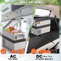 VEVOR 12 V Autokühlschrank Auto Kühlbox, Tragbarer 52-Liter-Gefrierschrank mit zwei Zonen & Griff, Einstellbarer Bereich von -20~10 ℃, Kompressorkühler Lkw Boot Outdoor Camping