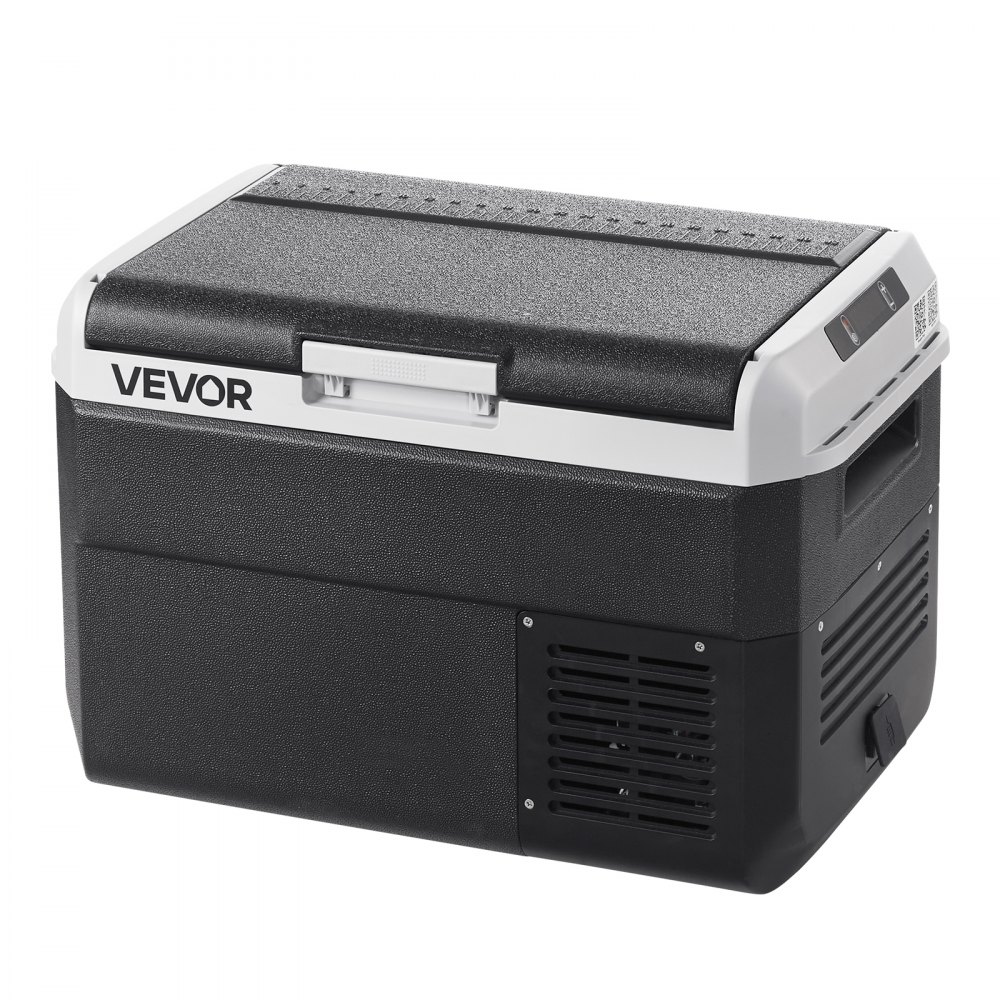 VEVOR Kompressor Kühlbox 25 L, Tragbarer Autokühlschrank mit Einstellbarer Temperatur & App-Steuerung, Kühlschrank 12/24 V DC und 100–240 V AC für Outdoor Camping Reisen und Wohnmobile