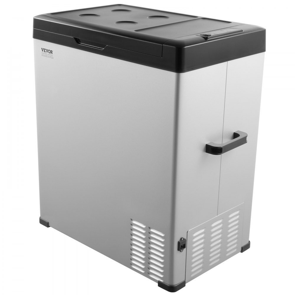 VEVOR Autokühlschrank, 12-Volt-Autokühlschrank, tragbarer 70-Liter-Einzelzonen-Gefrierschrank, einstellbarer Bereich von -4℉ bis 68℉, 12/24 V DC und 100-240 V AC-Kompressorkühler für Outdoor, Camping, Wohnmobil