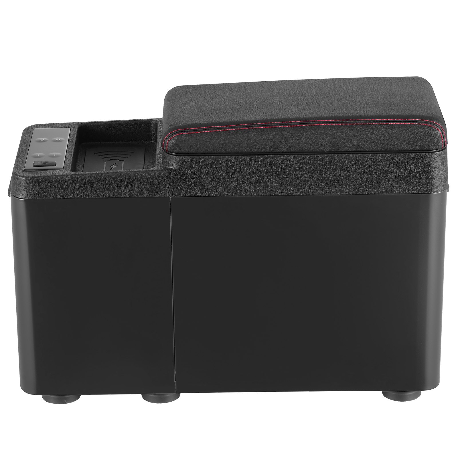 VEVOR Autokühlschrank, 12-Volt-Kühlschrank für die Armlehne des Autos, tragbarer 8-Liter-Gefrierschrank mit einer Zone, einstellbarer Temperaturbereich von -20 °C bis 20 °C, 12/24 V Gleichstrom und 100–240 V Wechselstrom, Kompressorkühler für den Außenbereich, Camping