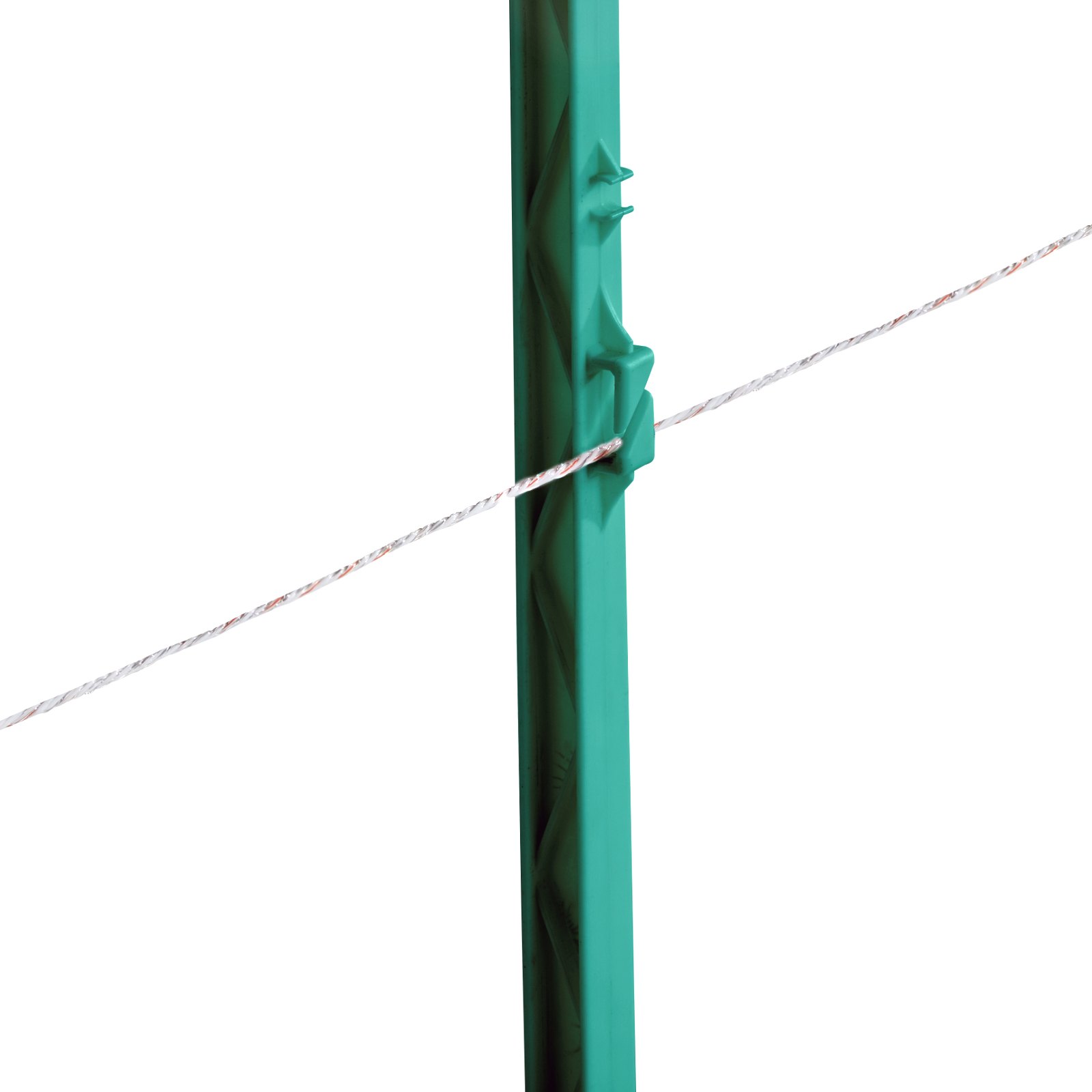 VEVOR Elektrozaundraht, 2625 Fuß 800 m tragbarer Polydraht, 3/32 Zoll Durchmesser, 9 Stränge aus gemischten Metallen für zuverlässige Leitfähigkeit und UV- und Rostbeständigkeit, Zaunseil für Pferde, Rinder, Vieh