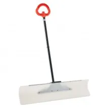 VEVOR Schneeschaufel, 915x1250mm Schneeräumer mit ergonomischem Griff, HDPE-Schaufelblatt, Schneeräumwerkzeug, tragbarer Schneeschieber zum Reinigen von Einfahrten, Treppen und Gehwegen