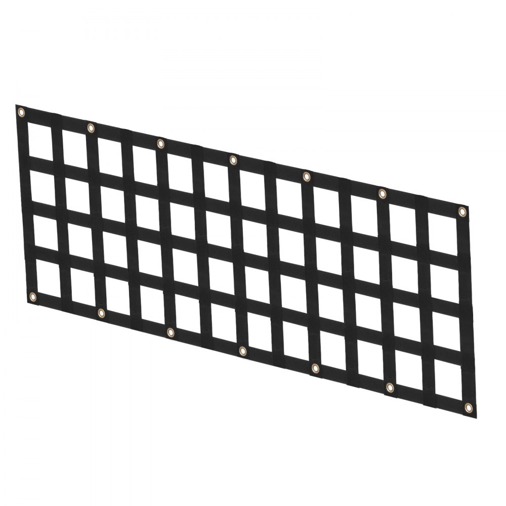 VEVOR Heckklappennetz, 1525 x 470 mm, LKW-Ladeflächennetz mit 4 verstellbaren Teleskopgurten, ausziehbar und langlebig, flexible Einstellung, Gepäcknetz geeignet für Pickup, Anhänger, LKW, Jeep, SUV