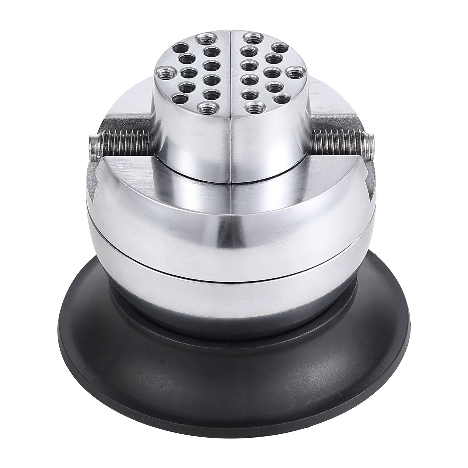 VEVOR Block Ball Vise  mit 30 PCs, Engraving Block Einstellgerät Durchmesser 78 mm, Block Ball Vise Engraving Diamanten Voller Satz, Ball Befestigung und Gummibasis (GRS)