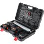 VEVOR 20V Akku Fettpresse 500g Schmierpresse 10.000PSI Arbeitsdruck Elektrische Fettpresse 125g/min Ölfördermenge inkl. 2x 2.0Ah Akkus, Φ9x990mm Schlauch und Schnellladegerät Universal Grease Gun