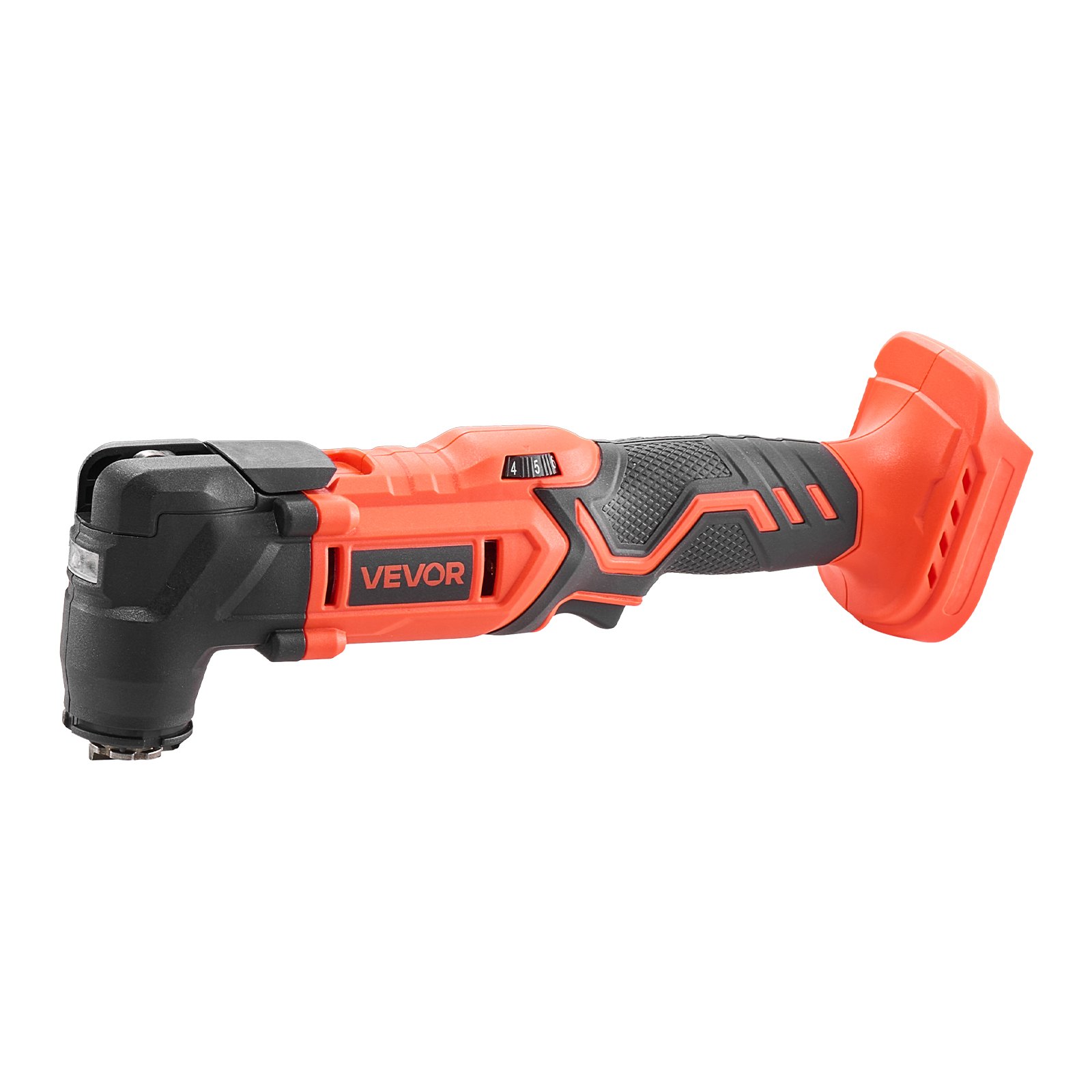 VEVOR Akku-Multifunktionswerkzeug, 20-V-Multi-Cutter mit 6 variablen Geschwindigkeiten 8500–17000 OPM, 3,2° Oszillationswinkel, inkl. Sägezubehör & LED (Akkupack nicht im Lieferumfang enthalten)