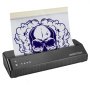 VEVOR Tattoo-Transfer-Schablonendrucker, Kabelloser Bluetooth-Tattoo-Schablonendrucker mit 10-teiligem Transferpapier und Stoffbeutel, Tragbarer Tattoo-Drucker für Android- und iOS-Telefon