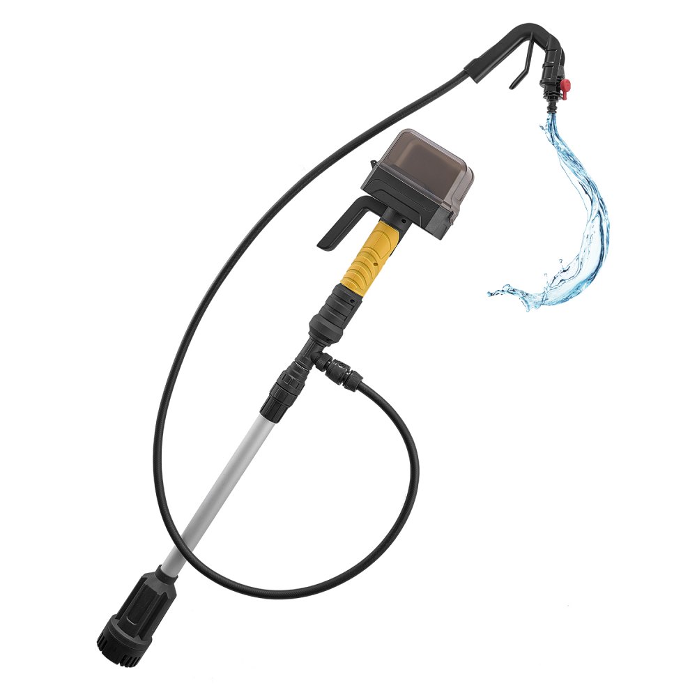 VEVOR Kabellose Stab-Wassertransferpumpe, 528 GPH, tragbare Sumpfpumpe mit NPT3/4-Zoll-Gartenschlauch, kompatibel mit Dewalt 20 V MAX-Akku (ohne Akku), elektrische Stabpumpe für Pool, Garten, Teich