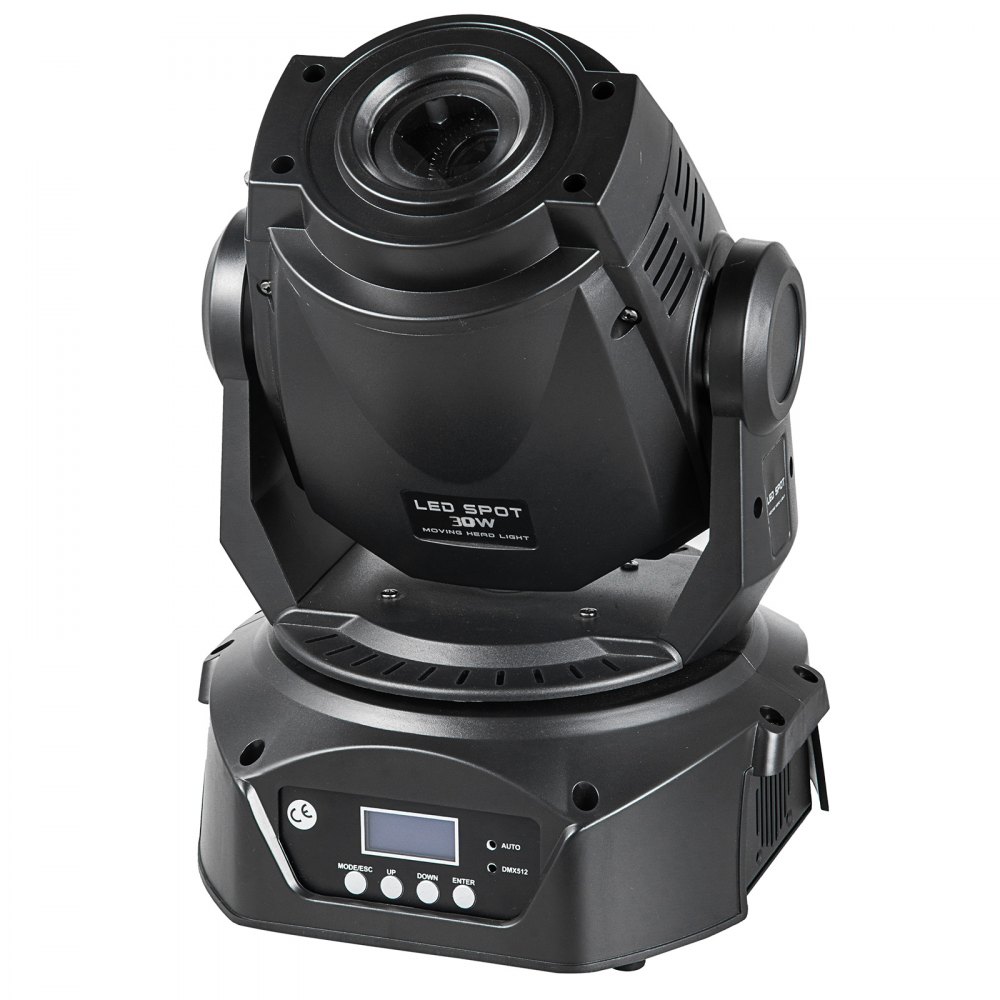 2X 30W LED Moving Head Licht DMX 512 Bühnenlicht Bühnenbeleuchtung 7 Farbwechsel