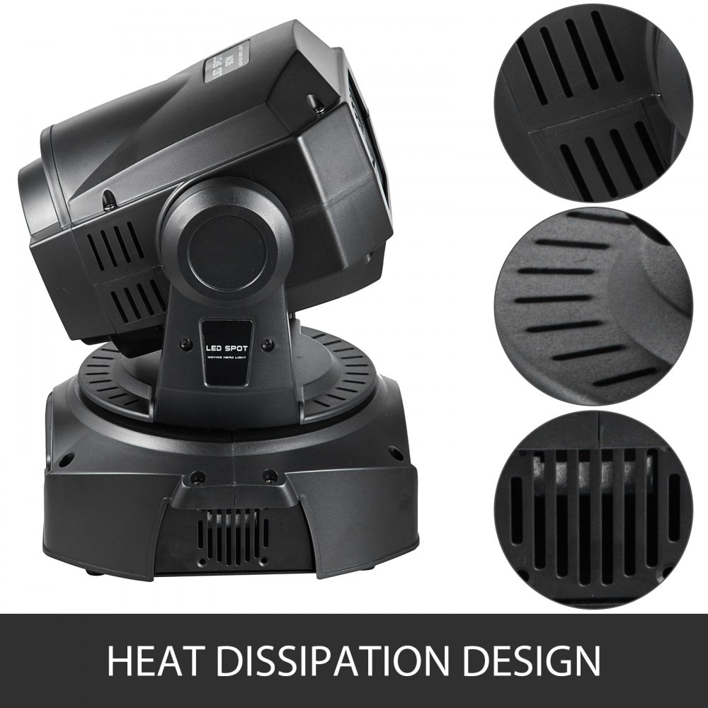 2X 30W LED Moving Head Licht DMX 512 Bühnenlicht Bühnenbeleuchtung 7 Farbwechsel