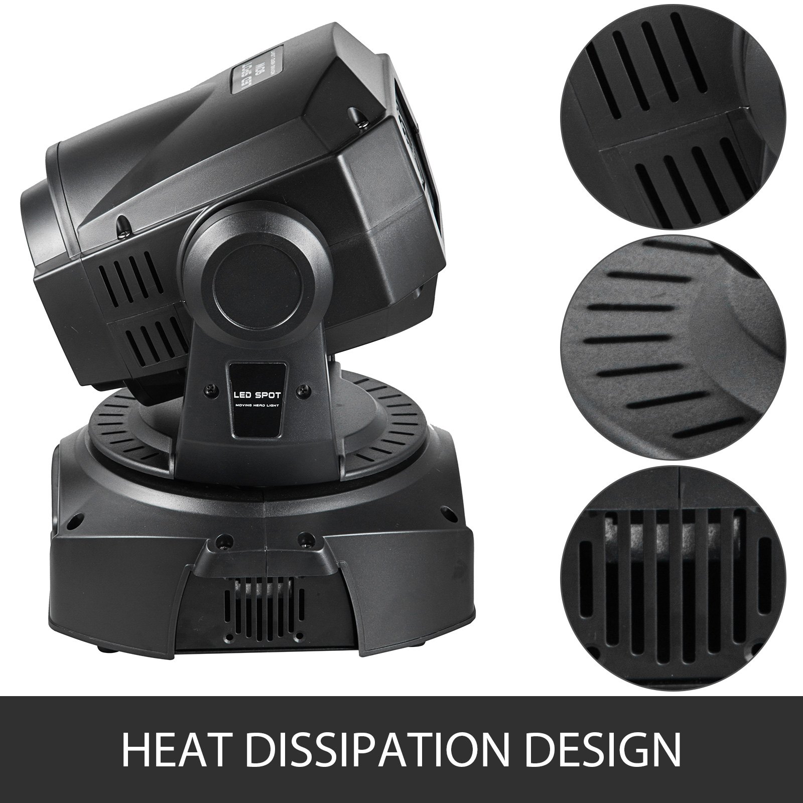 2X 30W LED Moving Head Licht DMX 512 Bühnenlicht Bühnenbeleuchtung 7 Farbwechsel