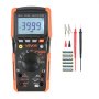 VEVOR Digitalmultimeter, 4000-Count-TRMS-Voltmeter-Ohmmeter, 1000-V-AC/DC-Spannungstester mit umschaltbarem automatischen/manuellen Bereich für Spannungs-, Widerstands- und Durchgangsmessung