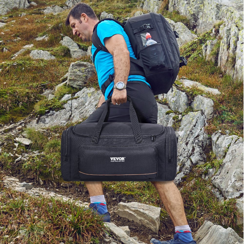 VEVOR Telescope Bag, 560 mm, Transport Bag for Telescopes with Fixed Buckles, Multiple Pockets & Removable Divider for Telescopes, Telescope Carrying Bag to Secure Optical Tube & Tripod