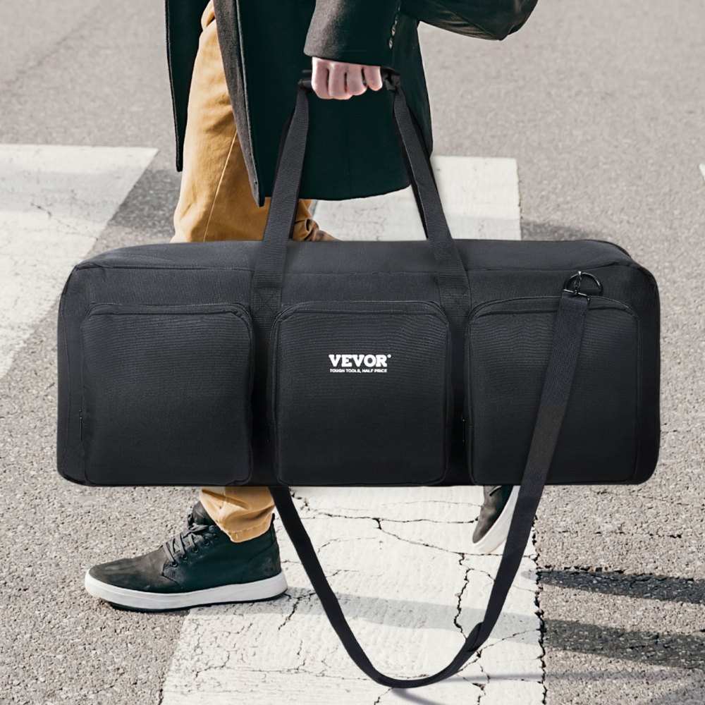 VEVOR Telescope Bag, 762 mm, Transport Bag for Telescopes with Fixed Buckles, Multiple Pockets & Removable Divider for Telescopes, Telescope Carrying Bag to Secure Optical Tube & Tripod