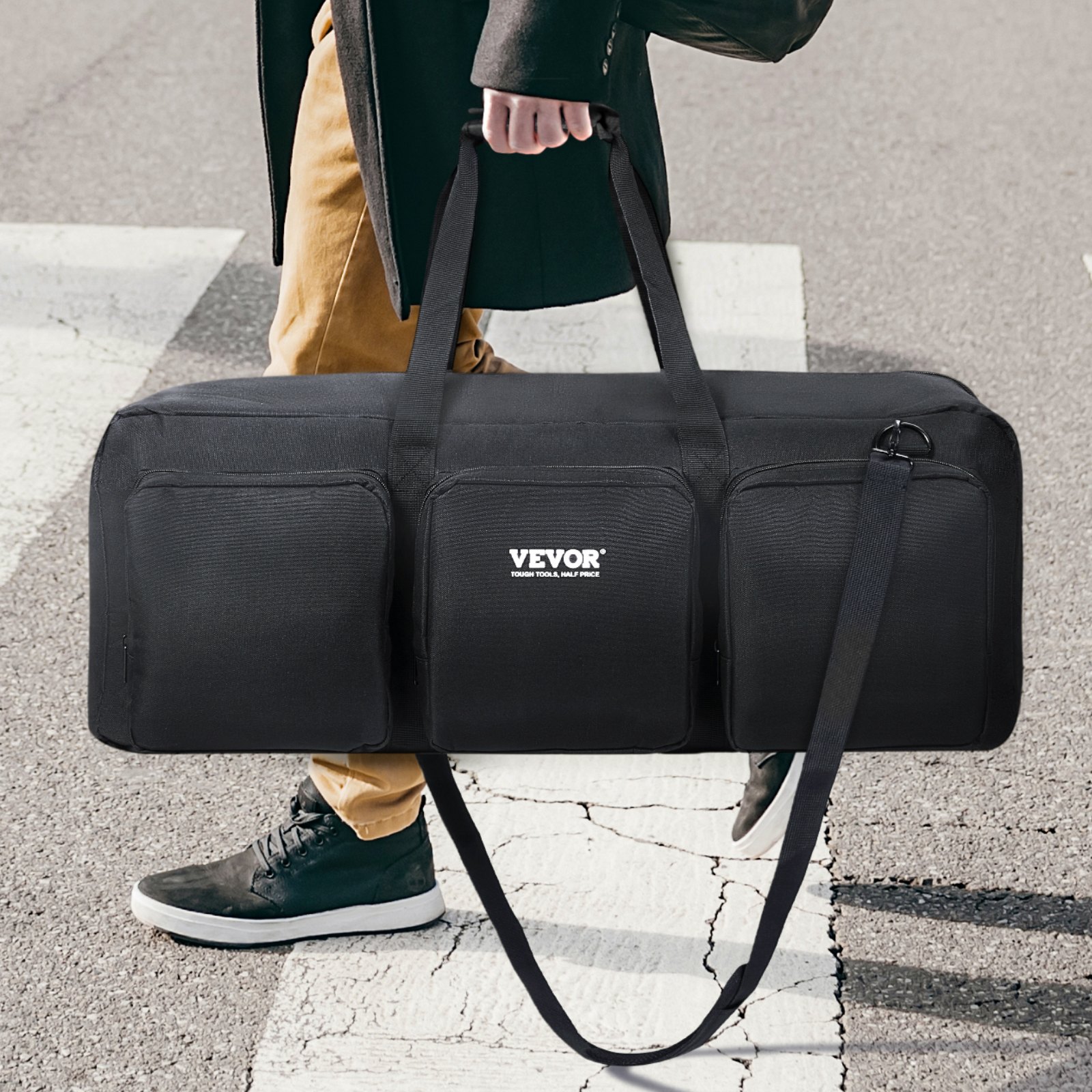 VEVOR Teleskoptasche, 762 mm, Transporttasche für Teleskope mit festen Schnallen, mehrere Taschen & abnehmbare Trennwand für Teleskope, Teleskop-Tragetasche zur Sicherung von optischem Tubus & Stativ